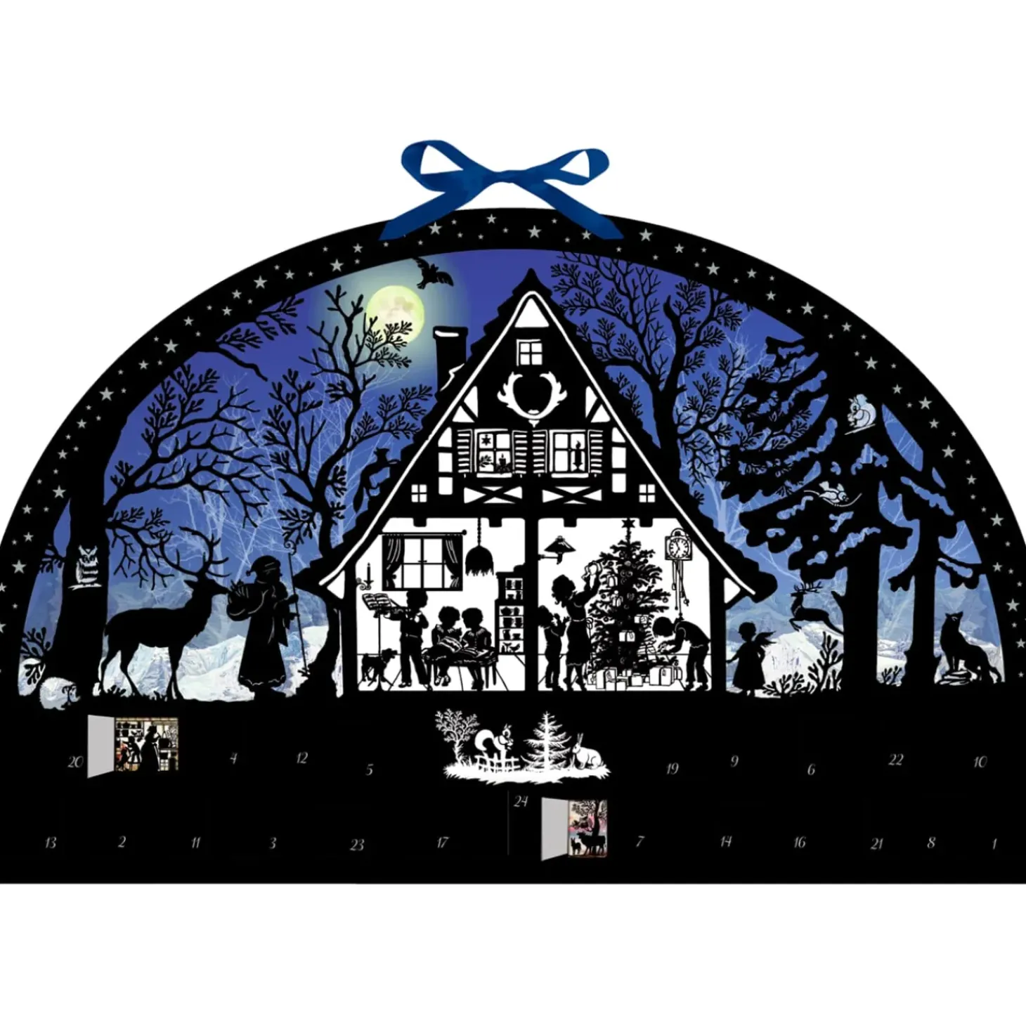 Adventskalender Lichterbogen "Weihnachtswald"