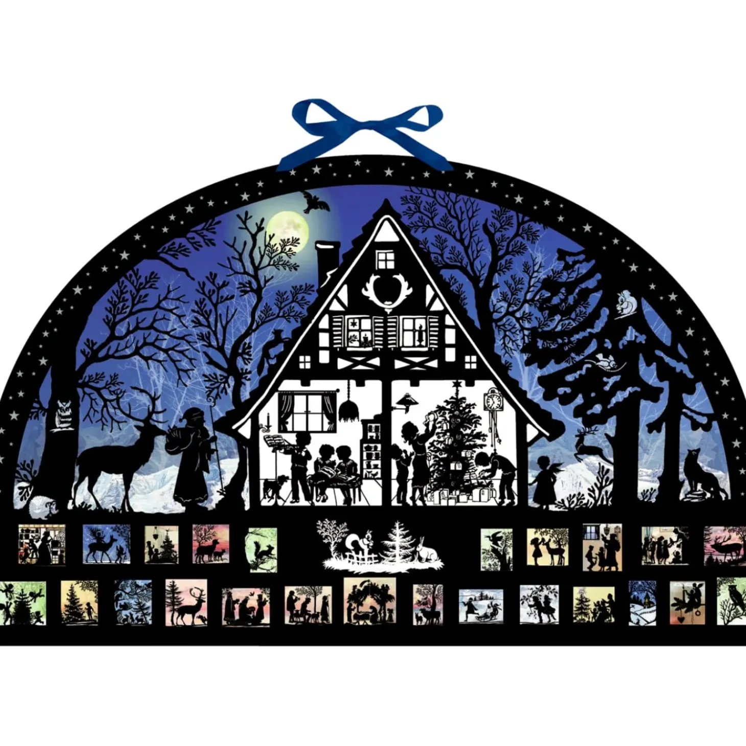 Adventskalender Lichterbogen "Weihnachtswald"