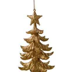 Baum Mit Glimmer, Gold