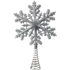Baumspitze Schneeflocke, Silber