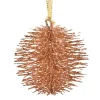 Bommel Mit Glimmer, Klein, Kupfer
