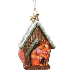 Eichhornchen Im Vogelhaus