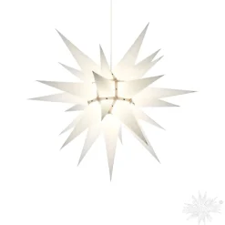 Herrnhuter Papierstern, Weis, 60Cm