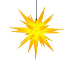 Herrnhuter Stern Gelb, 68Cm, Kunststoff