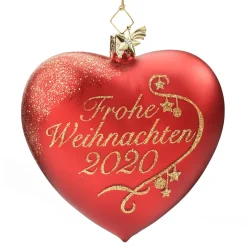 Herz "Frohe Weihnachten 2020"