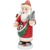 Holzknoddl "Nostalgischer Weihnachtsmann", Rauchermannchen