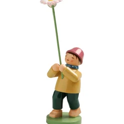 Junge Mit Ganseblumchen