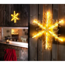 Led Acryl Schneeflocke