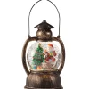 Led Schneelaterne "Bescherung", 20 Cm