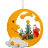 Mond Mit Weihnachtswald