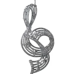 Notenschlussel,Silber