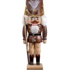 Nussknacker "Gardesoldat", Braun/Lasiert, 30 Cm