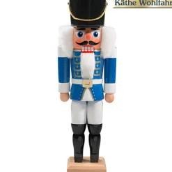 Nussknacker "Husar" Blau, 27Cm