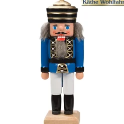 Nussknacker "Konig" Blau, 14Cm