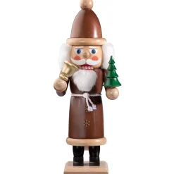 Nussknacker "Weihnachtsmann", Braun/Lasiert