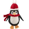 Pinguin Aus Filz Mit Schal Und Mutze