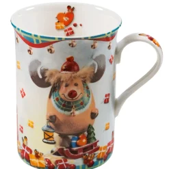 Porzellan-Tasse "Rudi, Der Weihnachtselch"