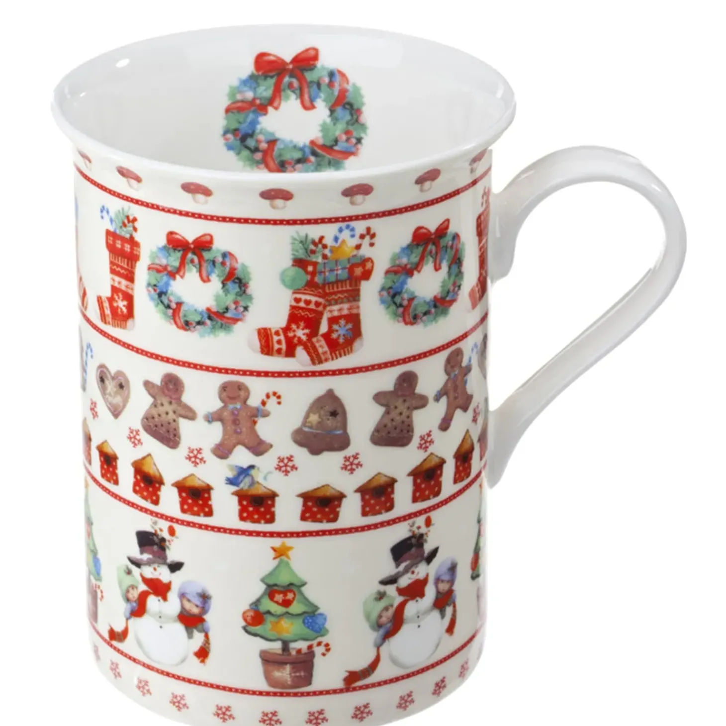 Porzellan-Tasse "Winterzeit"