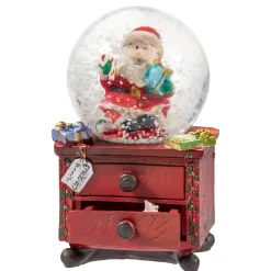 Schneekugel "Geschenkezeit"
