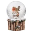 Schneekugel "Rotkehlchen Mit Nest"