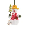 Schneemann Mit Baum