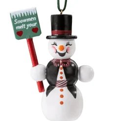 Schneemann Mit Schaufel