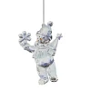 Schneemann Mit Schneeflocke, Acryl