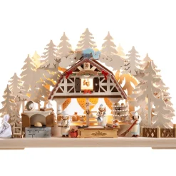 Schwibbögen "In Der Weihnachtsbackerei", 230V Mit Usb A-Anschluss