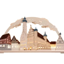 Schwibbögen "Rothenburg Ob Der Tauber" 230V Mit Usb A-Anschluss