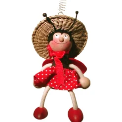 Schwingfigur "Marienkafer Mit Kleidchen"