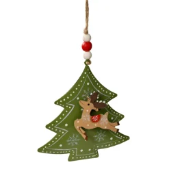 Tannenbaum Mit Rentier