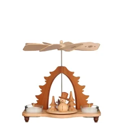 Teelicht-Pyramide "Schneemann"