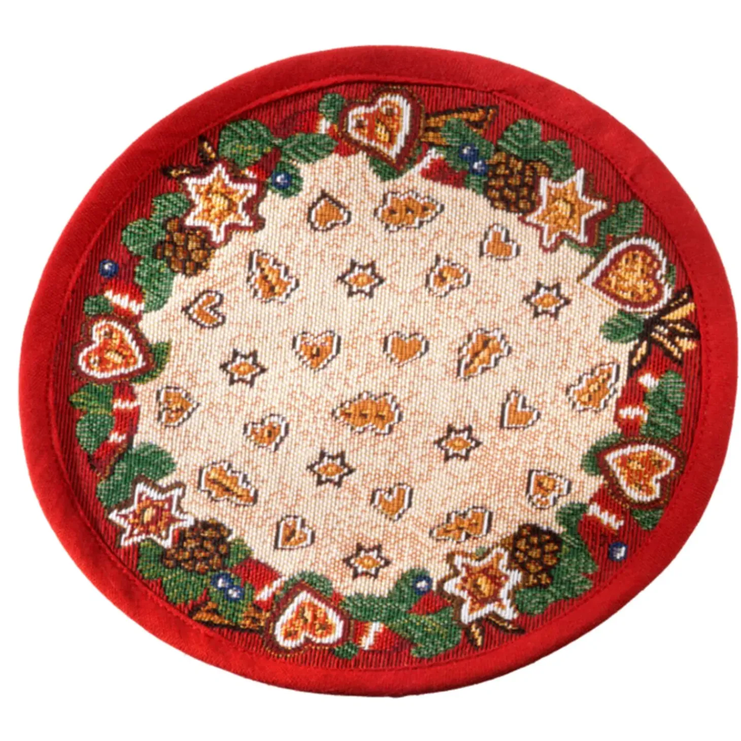 Tischdecke "Lebkuchenzeit" R 23 Cm