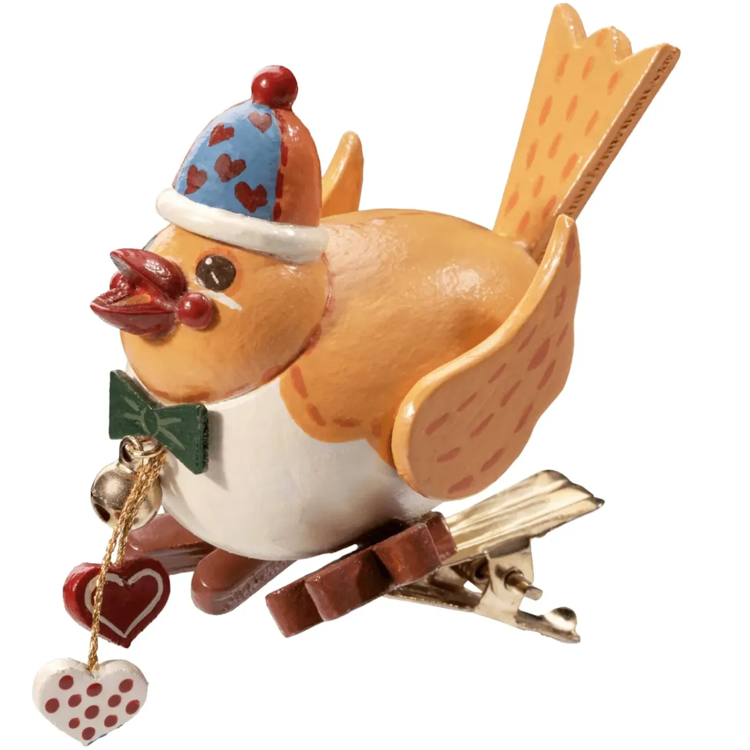 Vogel Mit Clip, Gelb