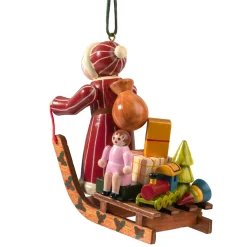 Weihnachtsmann Mit Schlitten