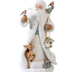 Weihnachtsmann Mit Waldtieren